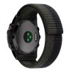 22mm jednostranně provlékací Pratelný nylonový řemínek pro Garmin Fenix Epix 2 PRO na suchý zip velcro UltraFit