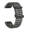 OCEAN 26mm silikonový maskáčový gumový řemínek pro Garmin Fenix QuickFit