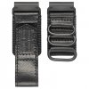 DAVILANE 26mm prošívaný černý hnědý kožený nylonový řemínek Garmin Fenix Tactix QuickFit