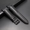 CARB 22mm kožený řemínek černý pro Garmin Fenix Epix 2 PRO QuickFit