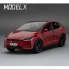 Tesla Model X 1:24 autentický sběratelský kovový model hračka na baterie s nabíjecí stanicí tesla supercharger