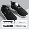 DcGvCotton Wire Swivel Automatic Buckle Rope Sneaker ShoeLaces for Adult No Tie Shoe Laces Quick Lock