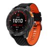 gCARBON 22mm silikonový řemínek s karbonovým vzorem pro Garmin Fenix 8 Tactix Enduro 3 QuickFit
