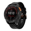 gCARBON 22mm silikonový řemínek s karbonovým vzorem pro Garmin Fenix 8 Tactix Enduro 3 QuickFit
