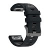 EIGHT 26mm silikonový řemínek originální vzhled vzor pro Garmin Fenix 8 51mm Enduro 3 QuickFit