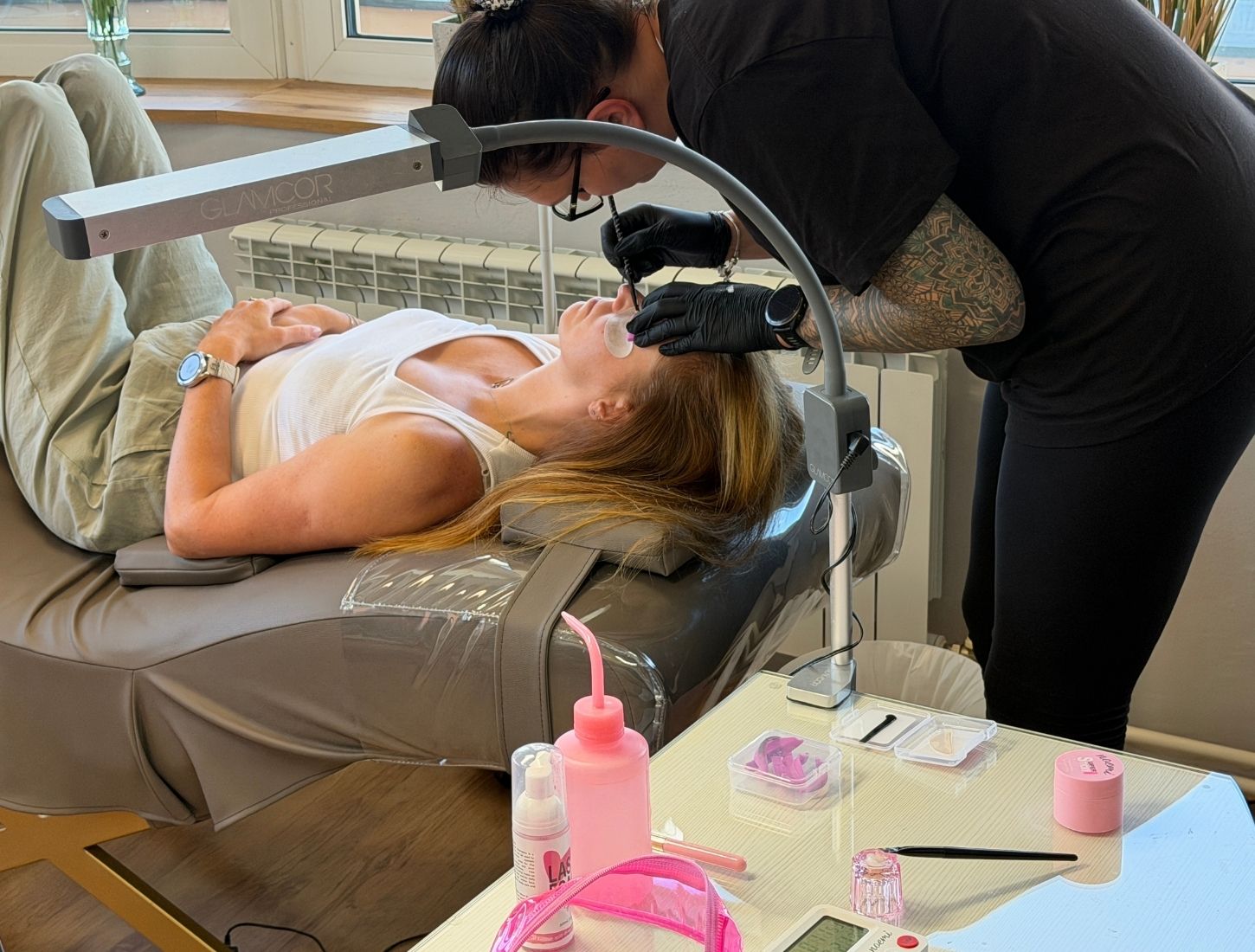Atmosféra workshopu pro lash a brow stylistky
