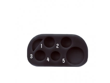 Noemi silicon palette black