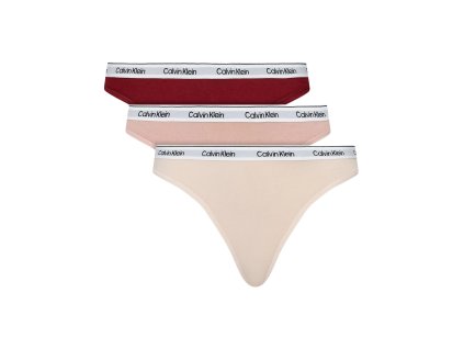 eng pl Stringi damskie Womens thong Calvin Klein 000QD5209E PYT SYRAH SUBDUED PRAIRIE PEACH 23427 1