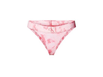 eng pl Majtki kapielowe damskie Womens swimsuit bottom Calvin Klein KW0KW02126 0JV Ck Tie Dye Pink Aop 19538 1