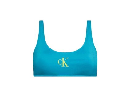 eng pl Biustonosz kapielowy damski Womens swimsuit top Calvin Klein KW0KW01971 CVZ Clear Turquoise 19544 1