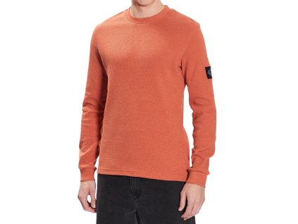 eng pl Longsleeve meski Mans longsleeve Calvin Klein J30J323485 SEC Burnt Clay 21450 1