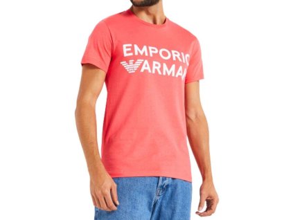 eng pl T shirt meski Mens t shirt Emporio Armani 211831 3R479 00776 CORAL 16950 1