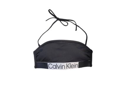eng pl Biustonosz kapielowy damski Womens swimsuit top Calvin Klein ZW0ZW02166 BEH Pvh Black 20200 2