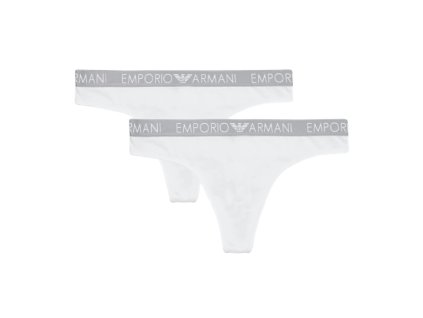 eng pl Majtki damskie Womans Panties EMPORIO ARMANI 163333 CC318 04710 White 2 Pack 6359 1