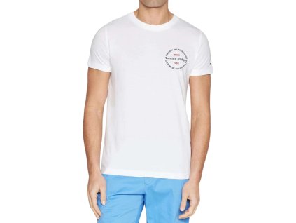 eng pl T shirt meski Mens t shirt Tommy Hilfiger MW0MW34390 YBH White 25214 1