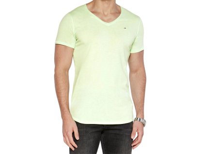 eng pl T shirt meski Mens t shirt Tommy Jeans DM0DM09587 LXY Opal Green 24948 1