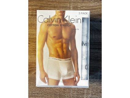 Boxerky Calvin Klein 3 PACK U2664G-001 Coton Stretch 3 Trunks