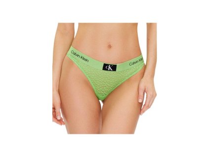 eng pl Majtki stringi damskie Womens thong Calvin Klein 000QF7175E AD1 FABULOUS GREEN 19129 4