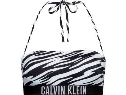 Dámský top plavek Calvin Klein KW0KW02119 0GN Černá