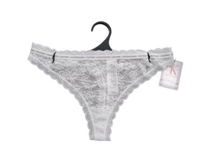 eng pm Majtki damskie Womans Panties CALVIN KLEIN 000QF6202E 100 THONG WHITE 8145 1