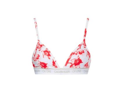 eng pl Biustonosz damski Womens sports bra Calvin Klein 000QP3021O 8NW LILIUM PRINT STRAWBERRY FIELDS 19207 3