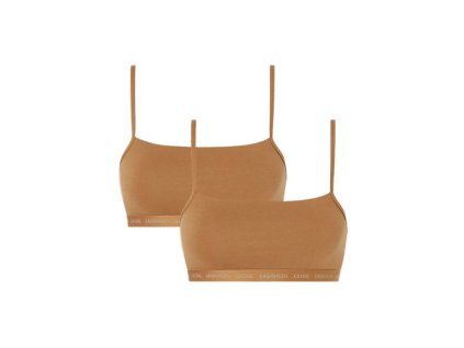 eng pl Biustonosz damski Womens bra Calvin Klein QF6040E W5K BROWN 2 PACK 15011 2 (1)