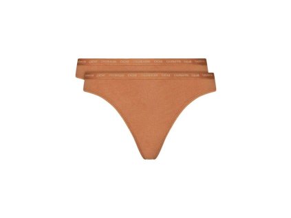 eng pl Stringi damskie Womens thongs Calvin Klein 000QD3788E W5K SANDAL WOOD 2 PACK 18678 1
