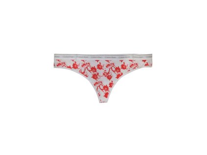eng pl Majtki stringi damskie Womens thong Calvin Klein 001QP3022O 8NW LILIUM PRINT STRAWBERRY FIELDS 19136 1