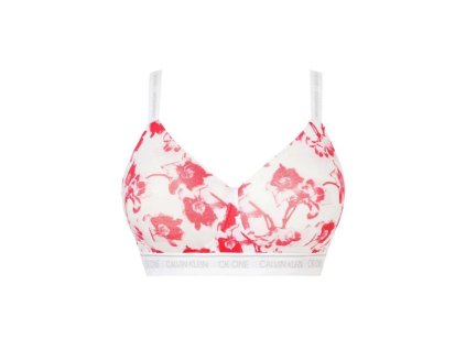 eng pl Biustonosz damski Womens sports bra Calvin Klein 000QP3020O 8NW LILIUM PRINT STRAWBERRY FIELDS 19187 1