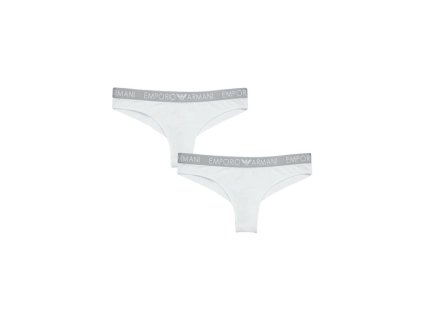 eng pl Majtki damskie Womans Panties EMPORIO ARMANI 163337 CC318 04710 White 2 Pack 6381 3