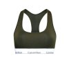 eng pl Biustonosz damski Womens sports bra Calvin Klein 0000F3785E 9MD Green 19190 1