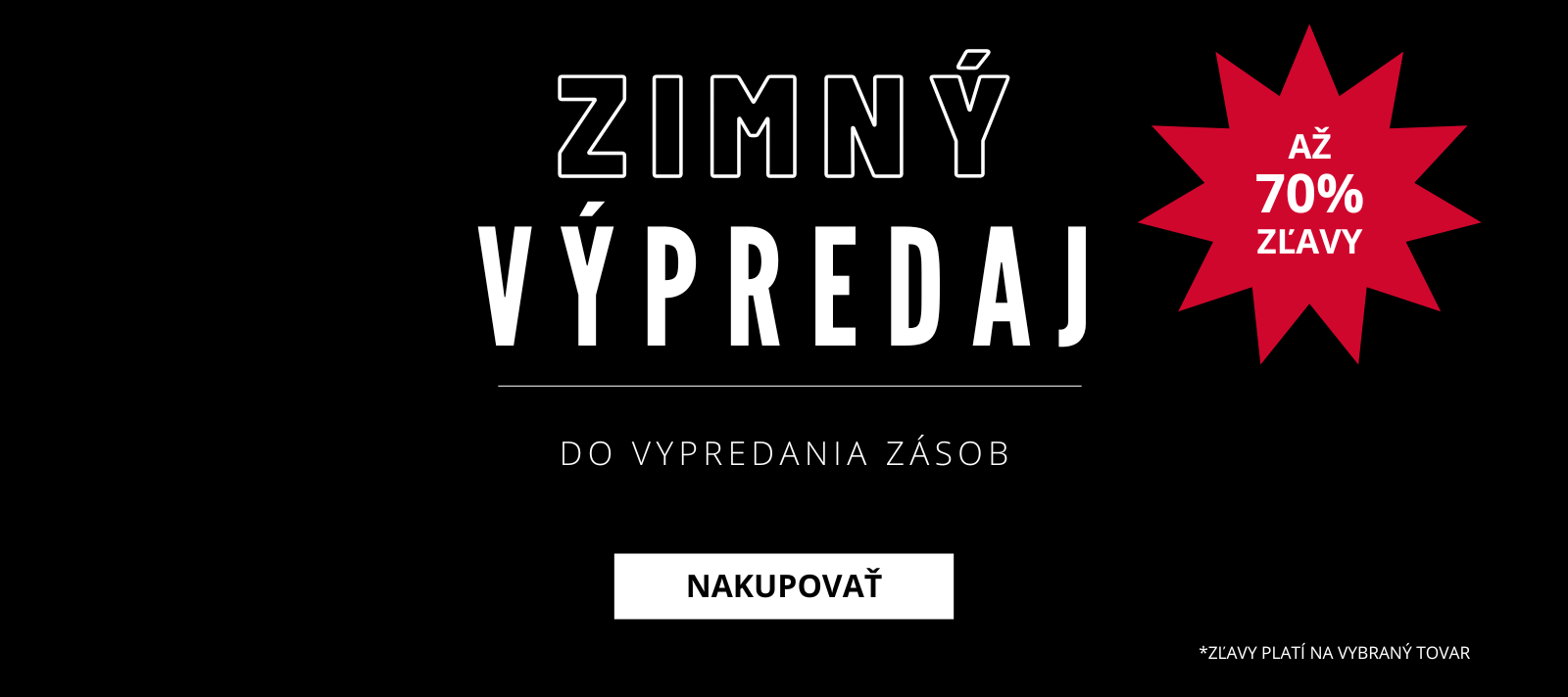 ZIMNÝ VÝPREDAJ