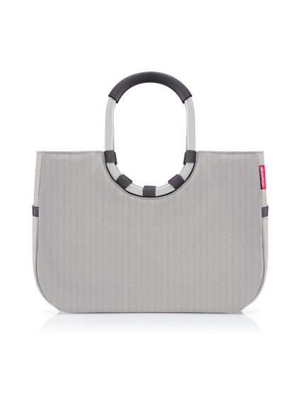 Nákupná taška Reisenthel Loopshopper L Herringbone grey