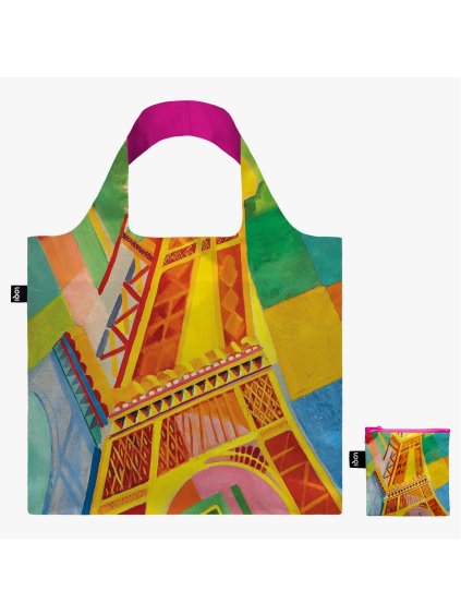 Skladacia nákupná taška LOQI ROBERT DELAUNAY Tour Eiffel