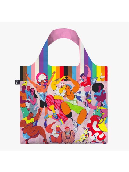 Skladacia nákupná taška LOQI INMA HORTAS Pride