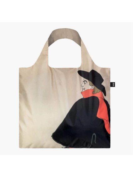 Skladacia nákupná taška LOQI HENRI DE TOULOUSE-LAUTREC Jane Avril & Aristide