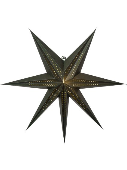 Svietiaca vianočná hviezda priemer 60 cm Star Trading Point - zelená