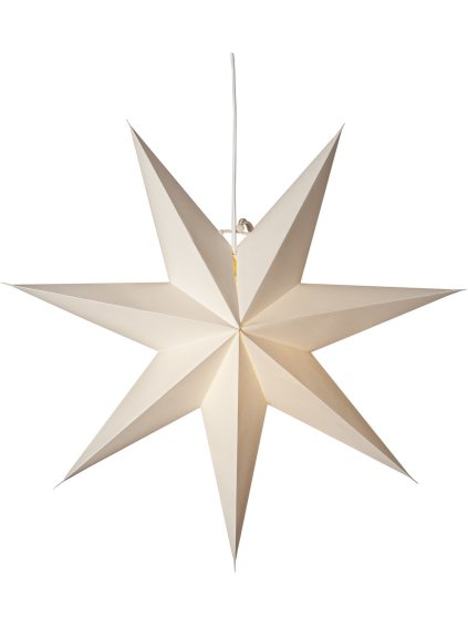 Vianočná papierová hviezda priemer 45 cm Star Trading Plain - biela