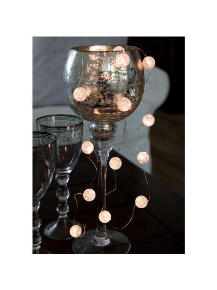 Svetelná reťaz s LED osvetlením STAR TRADING Marble balls - guličky