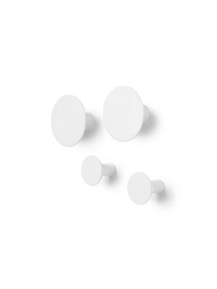 Háčiky na stenu 4 ks Blomus PONTO - biele