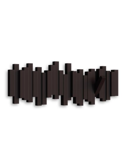 Umbra Sklápací nástenný vešiak Sticks, espresso