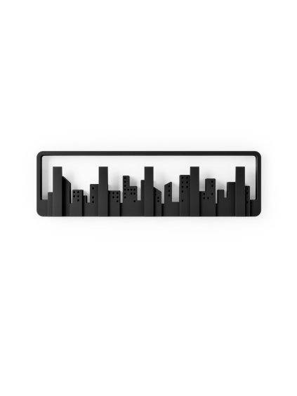 Sklápací vešiak na stenu Umbra Skyline - čierny