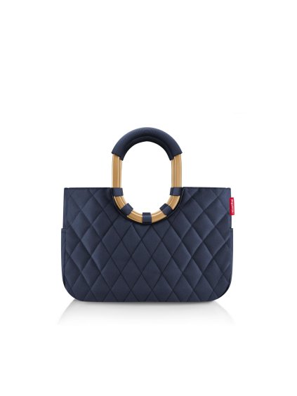 Nákupná taška Reisenthel Loopshopper M Frame Rhombus midnight gold