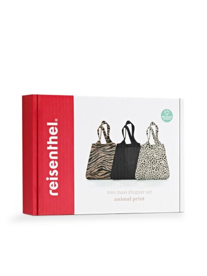 Súprava 3 ks skladacích tašiek Reisenthel Mini Maxi Shopper Animal