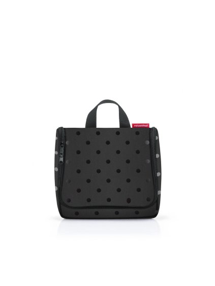 Toaletná taštička Reisenthel Toiletbag Glossy dots black