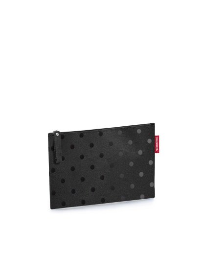 Taštička na zips Reisenthel Case 1 Glossy dots black