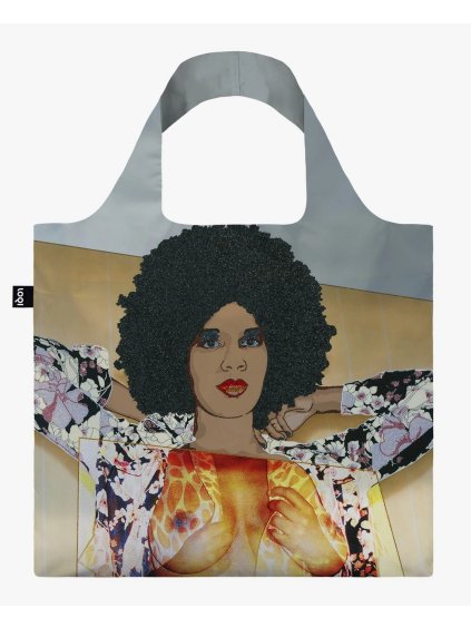 Skladacia nákupná taška LOQI MICKALENE THOMAS Portrait of Maya No. 10