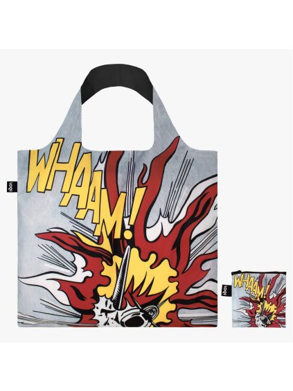 Skladacia nákupná taška LOQI ROY LICHTENSTEIN Whaam!
