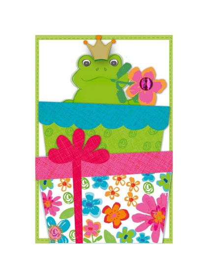 Prianie s obálkou Artebene Pop up Frog King