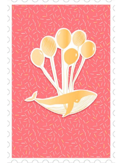 Prianie 3D s obálkou Artebene Whale